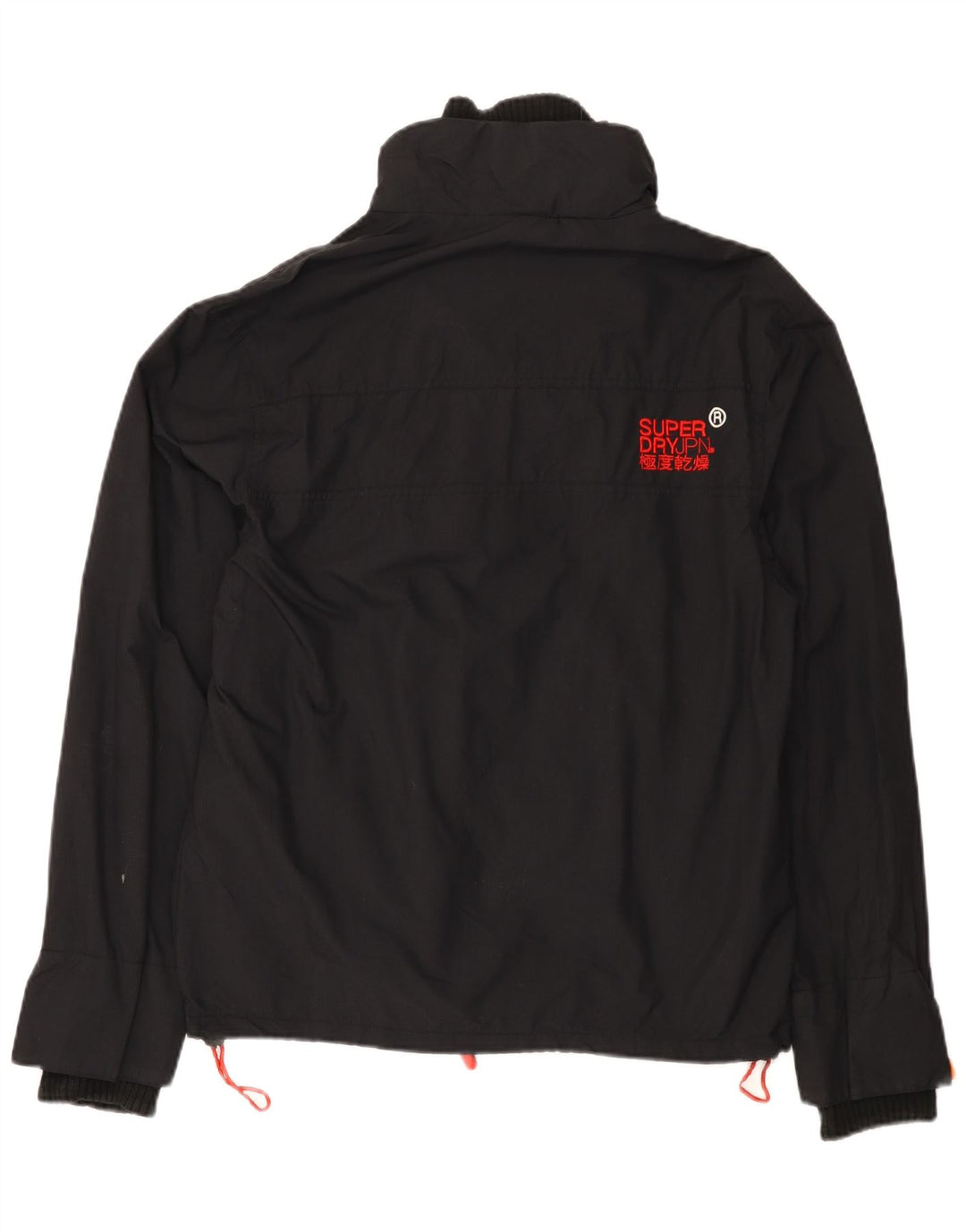 Superdry Γυναικείο Windcheater Graphic Windbreaker Jacket UK 16 Large Black