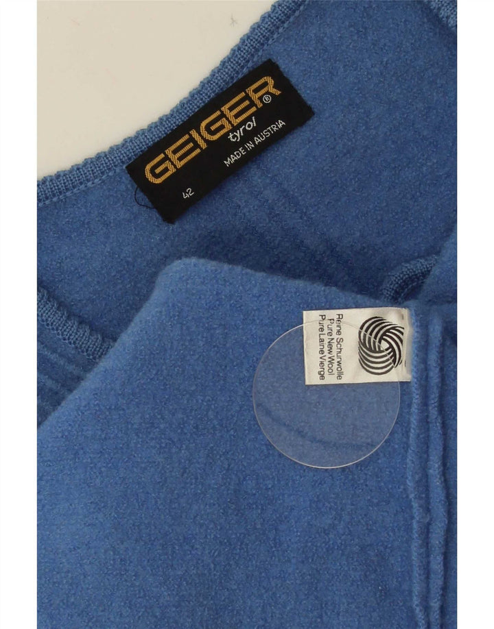 Γυναικείο γιλέκο Geiger Crop EU 42 Large Blue New Wool
