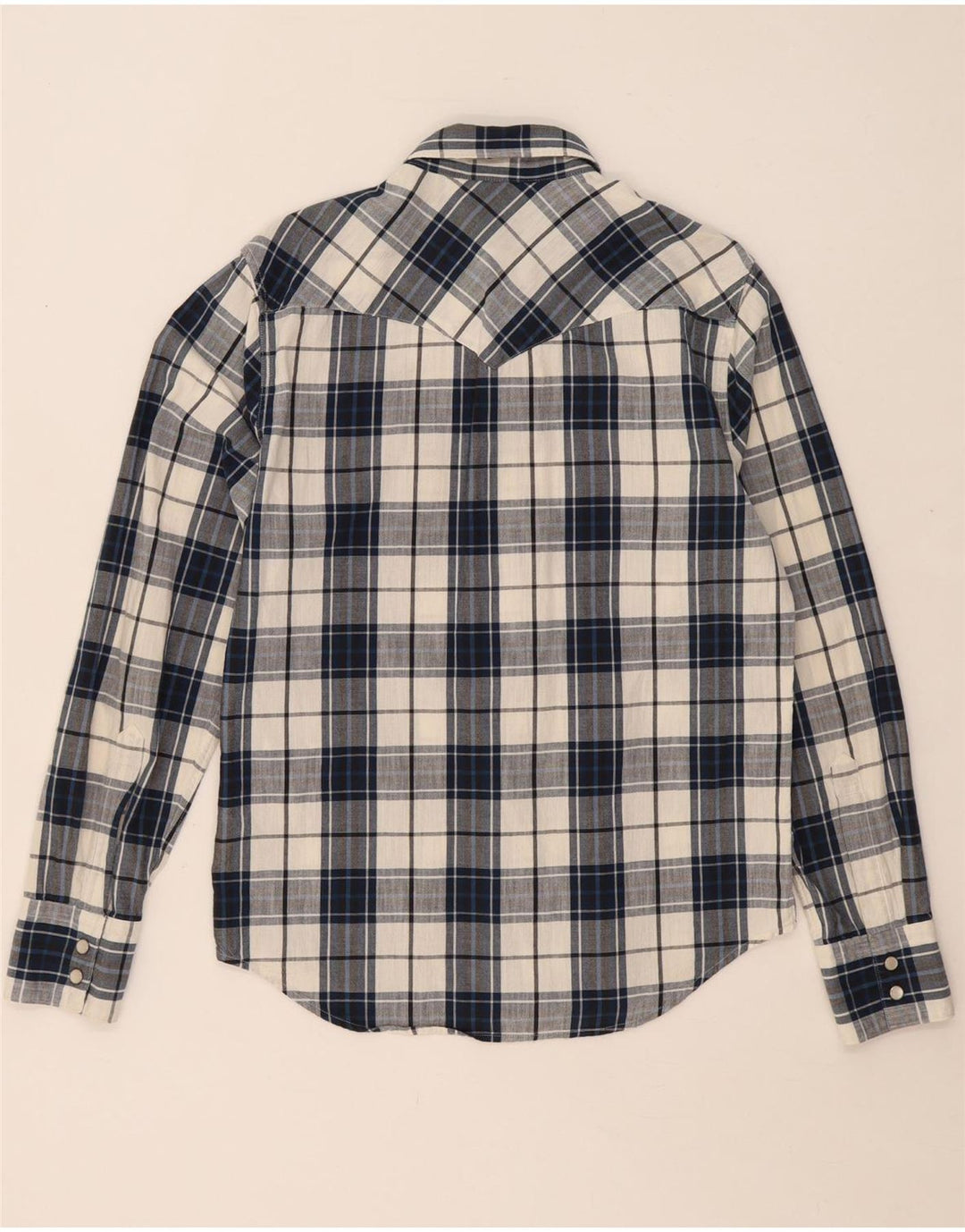 Ανδρικό πουκάμισο LEVI'S Small Navy Blue Check Cotton