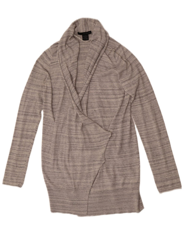 Calvin Klein Jeans Γυναικείο πουλόβερ UK 16 Large Grey Pinstripe