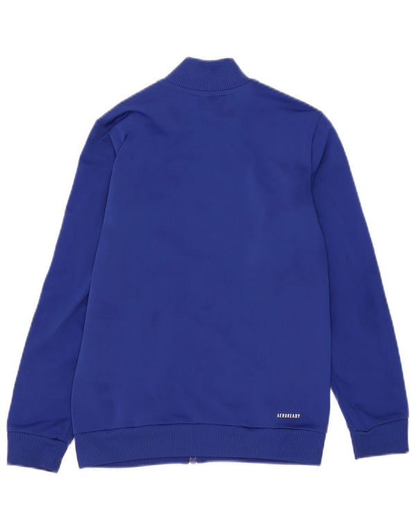 Adidas Boys Aeroready αθλητική φόρμα μπουφάν 9-10 ετών μπλε χρώματος
