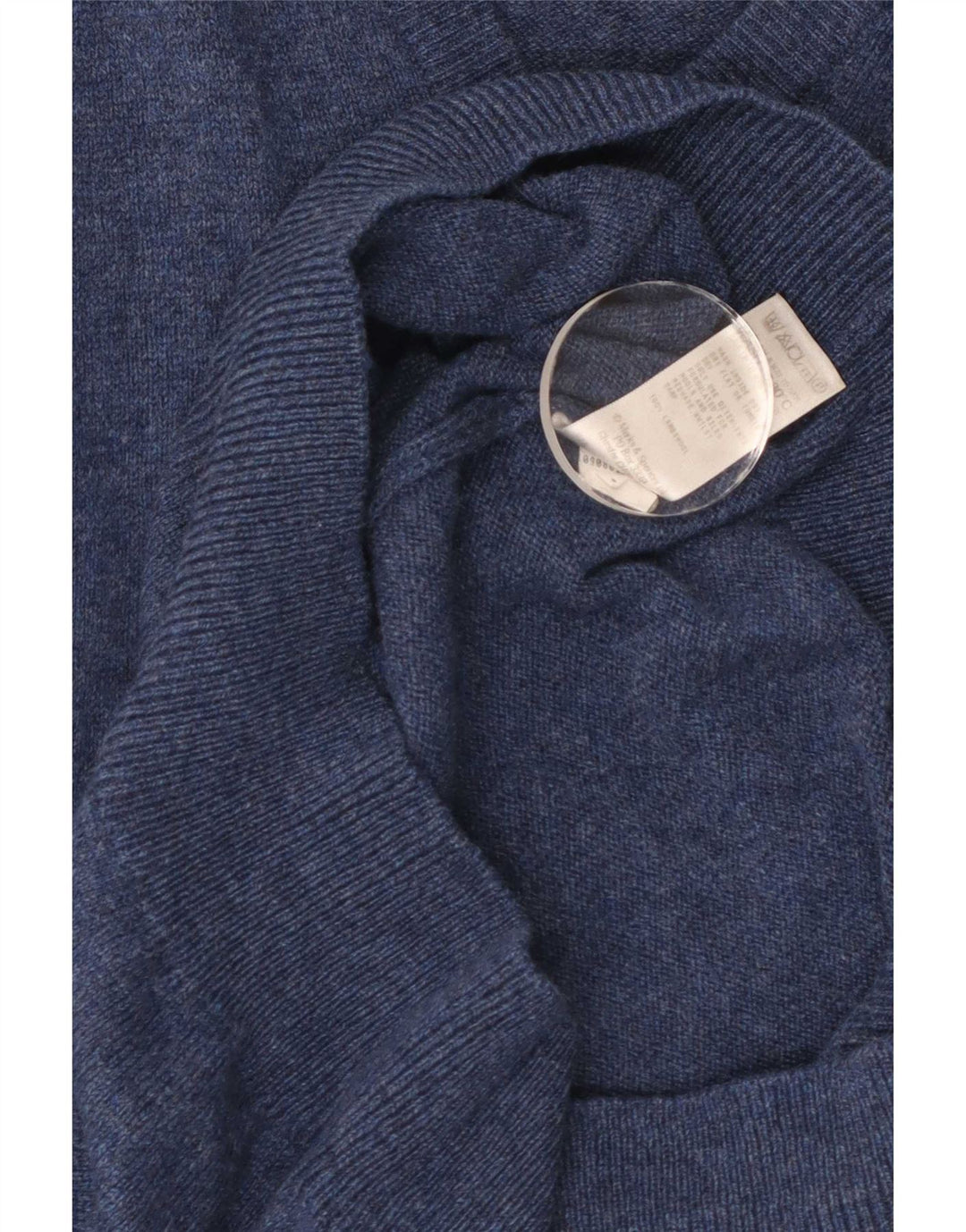 Marks & Spencer Ανδρικό γιλέκο Tank Top Μαλλί αρνιού μεσαίου μπλε με φλύκταινες