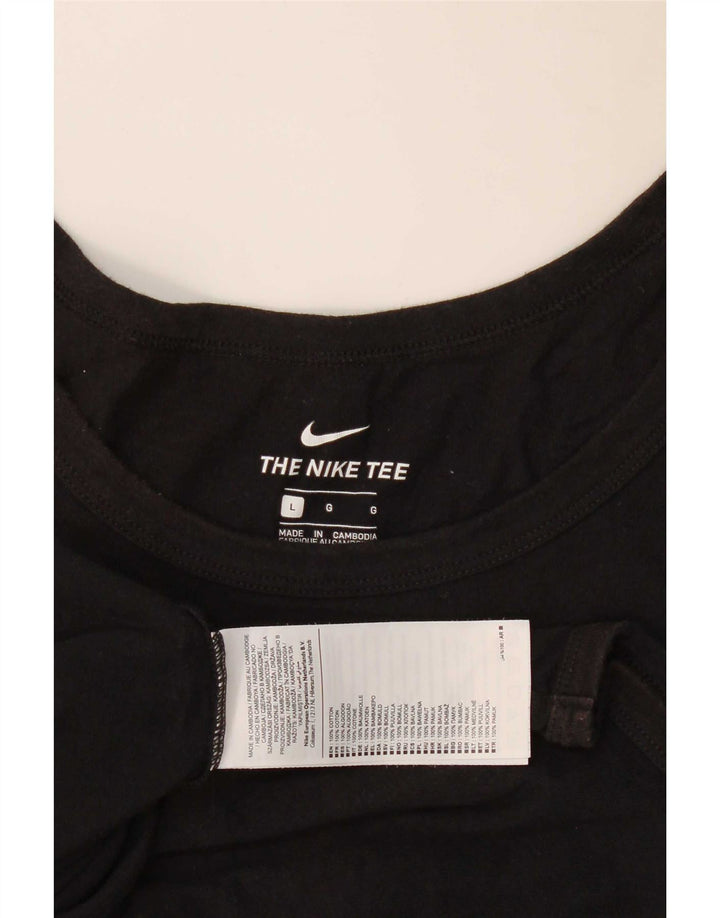 Ανδρικό γιλέκο Nike μεγάλο μαύρο βαμβακερό