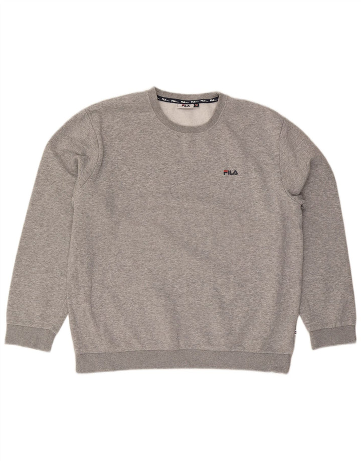 Ανδρικό φούτερ Fila Jumper 2XL Γκρι βαμβακερό