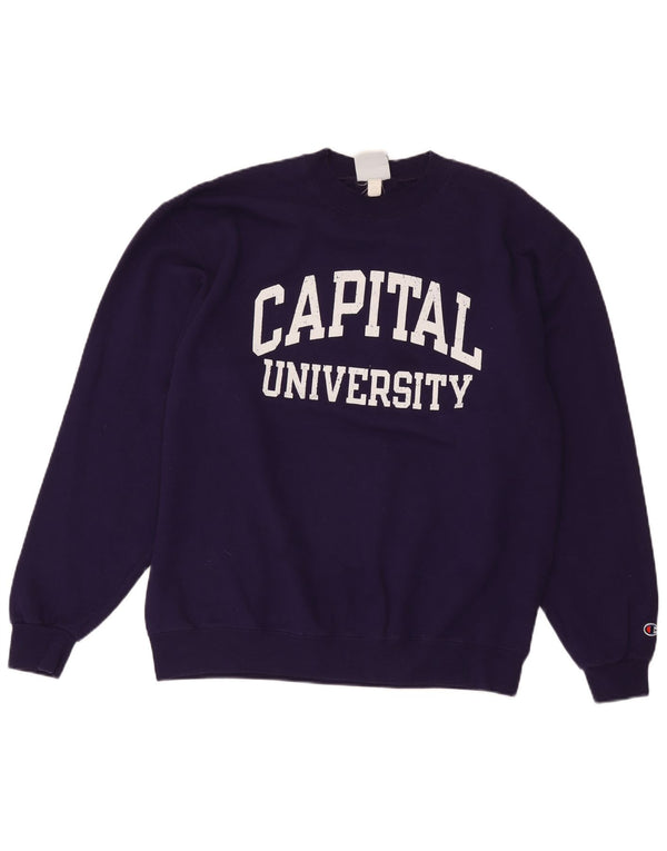 Ανδρικό γραφικό φούτερ Champion Jumper Large Purple