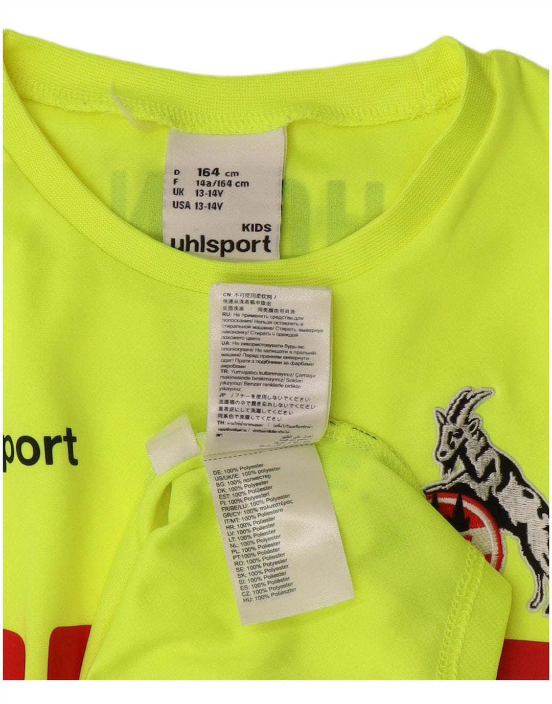 UHLSPORT Boys FC Koln Graphic Μακρύ μανίκι 13-14 ετών Πράσινο Πολυεστέρας