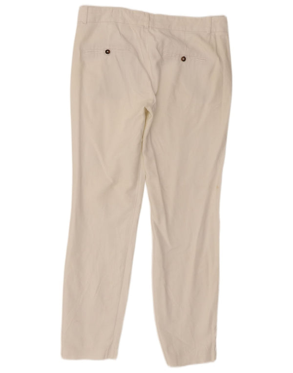 Zara Γυναικείο Slim παντελόνι Chino EU 36 XS W26 L27 Λευκό