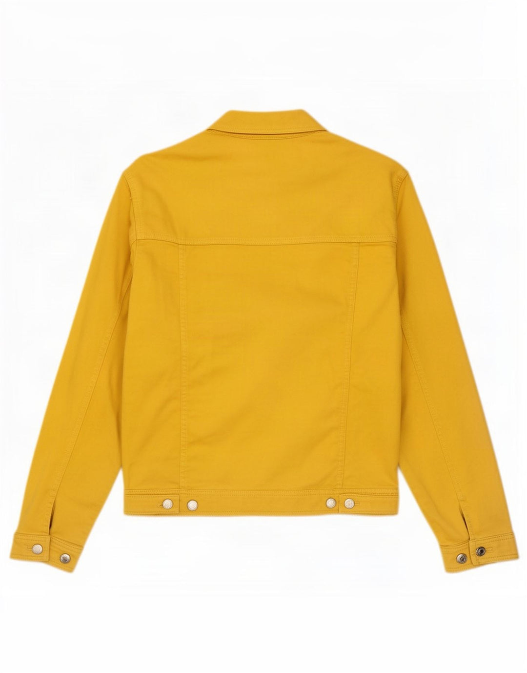 Zara Ανδρικό Τζιν Μπουφάν UK 36 Small Yellow Cotton
