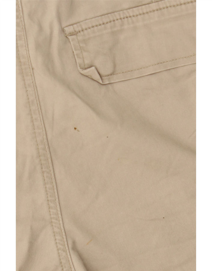 CATERPILLAR Boys Cargo Shorts 13-14 Years W30 Beige Cotton