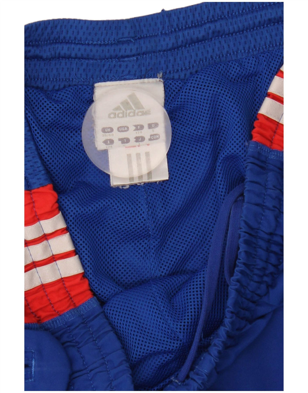 Ανδρική φόρμα Adidas Παντελόνι Joggers Medium Blue Colorblock Πολυεστέρας