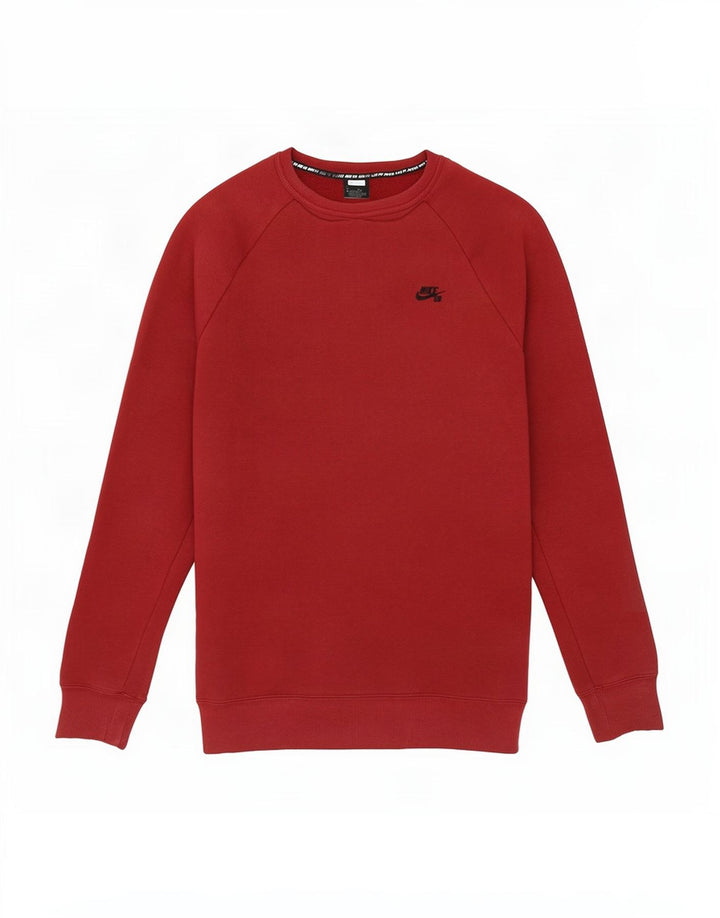 Ανδρικό φούτερ Nike Jumper από μεγάλο βαμβακερό μπορντό