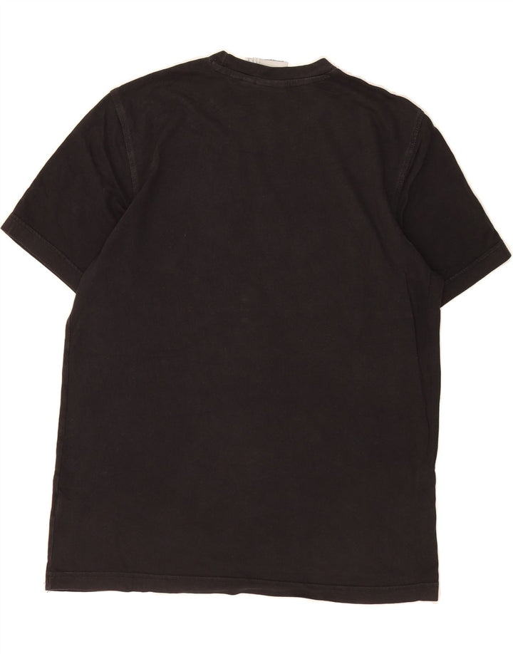 ADIDAS Mens Graphic T-Shirt Top Medium Black Cotton Vintage Adidas and Second-Hand Adidas from Messina Hembry 