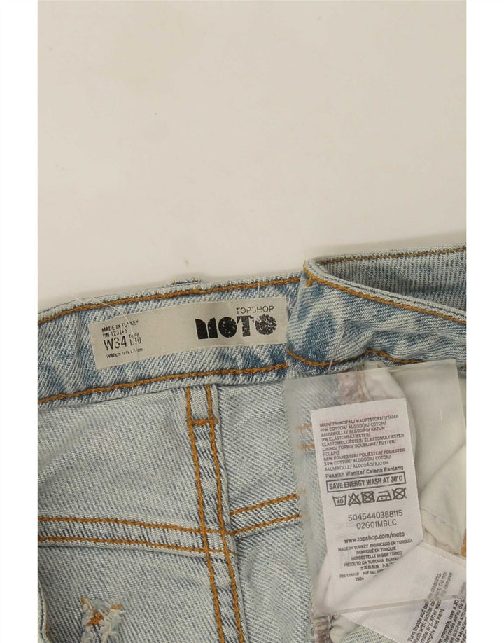 Topshop Γυναικείο Cropped Jeans W34 L24 Blue Cotton