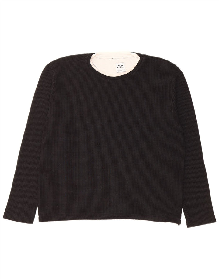 Ανδρικό φούτερ Zara Jumper Medium Μαύρο