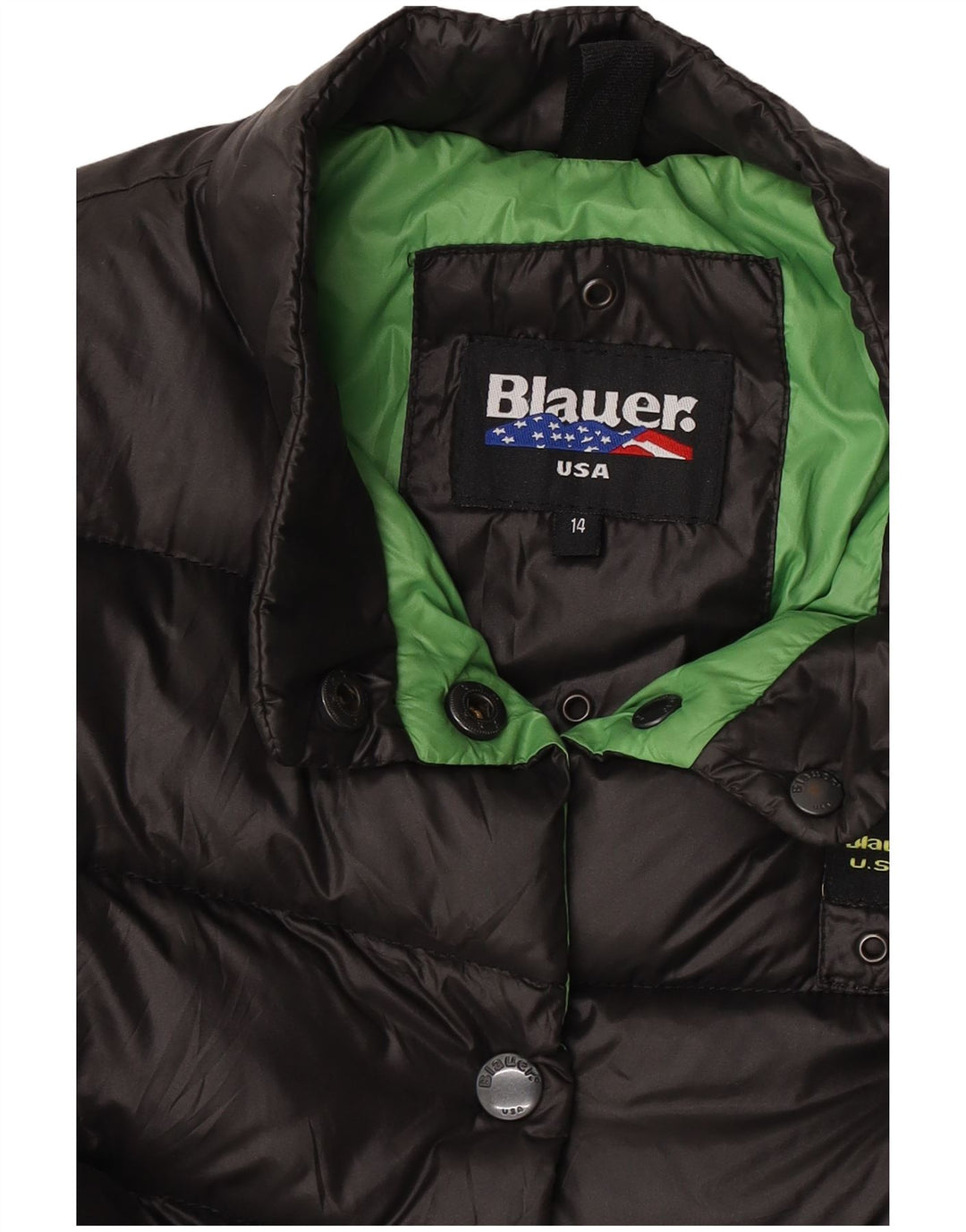 Blauer Girls Crop Padded Jacket 13-14 Years Μαύρο