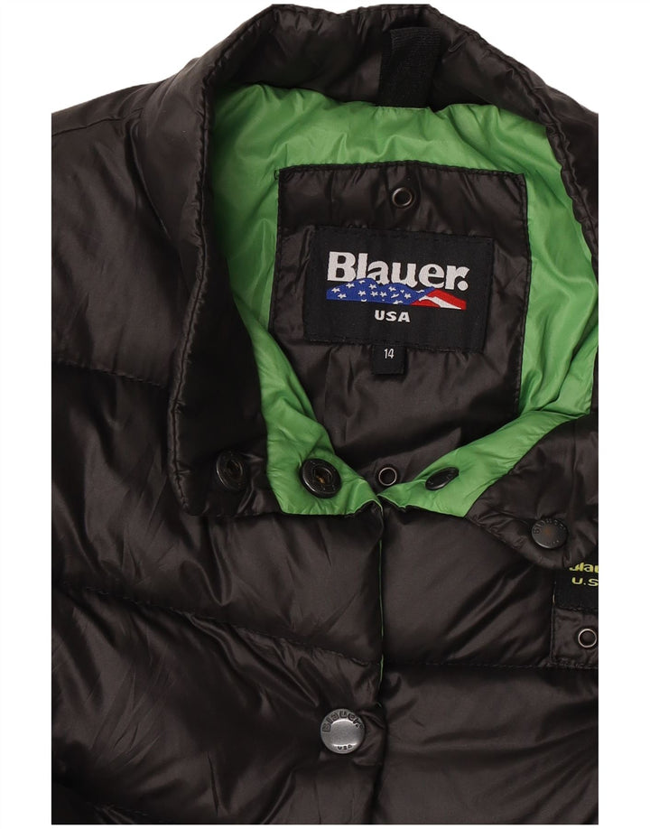 Blauer Girls Crop Padded Jacket 13-14 Years Μαύρο