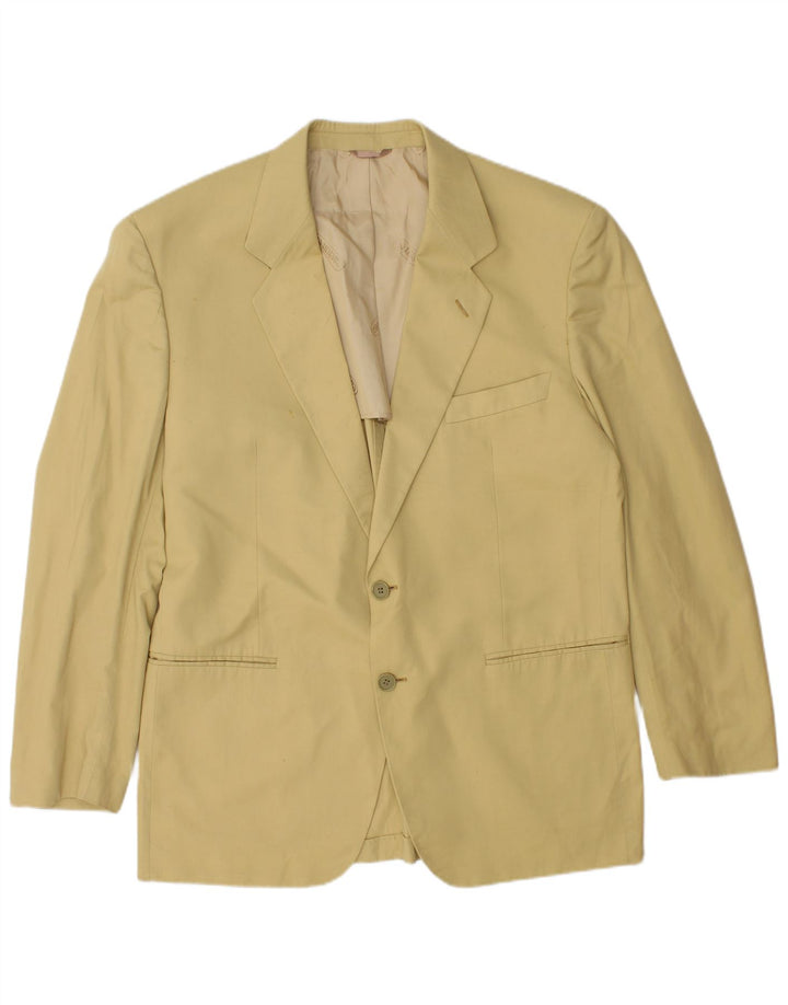 Cacharel Ανδρικό Μπουφάν Blazer με 2 Κουμπιά IT 52 XL Μπεζ βαμβακερό