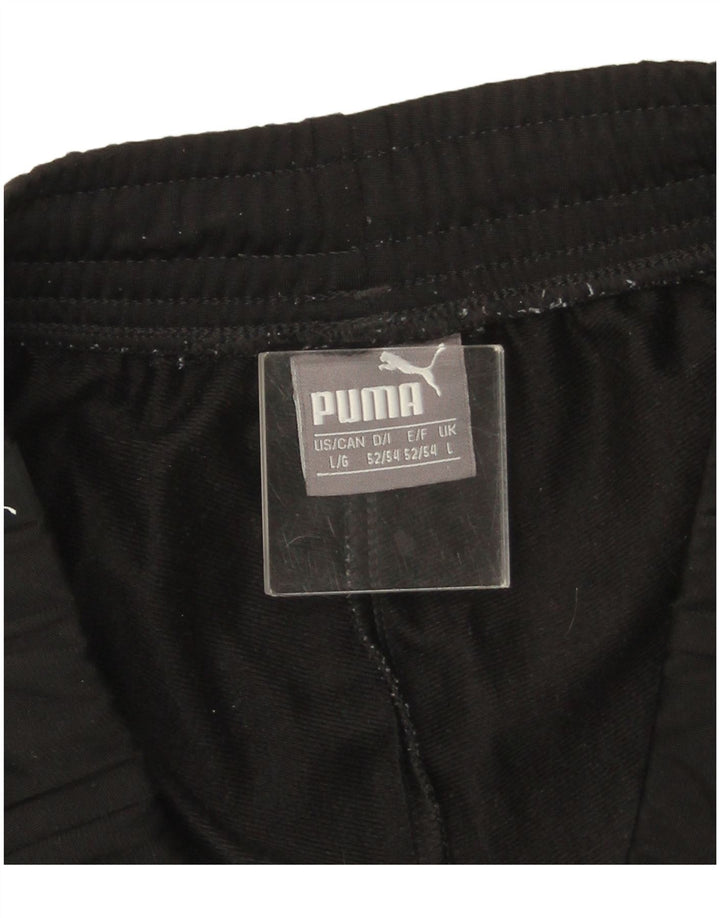 Ανδρική αθλητική φόρμα Puma Παντελόνι μεγάλο μαύρο χρώμα