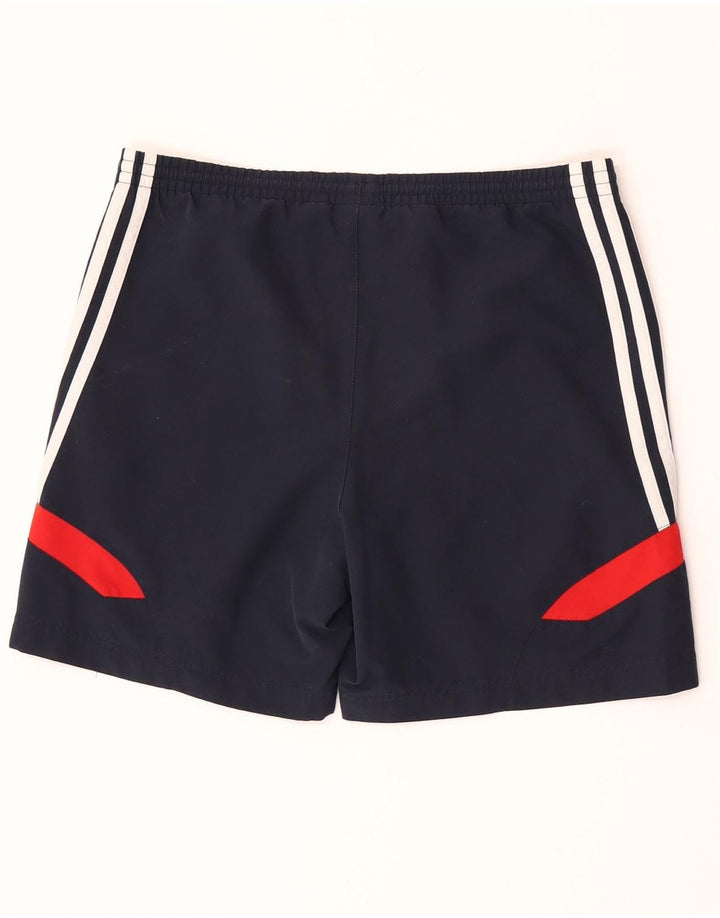 Adidas Boys Sport Short 13-14 Years Navy Blue Polyester