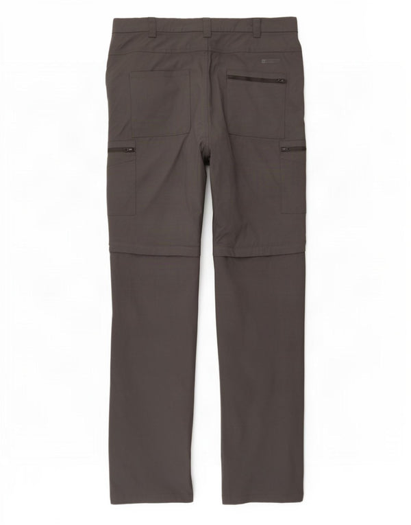 Mountain Warehouse Ανδρικό Παντελόνι Πεζοπορίας Cargo W38 L32 Γκρι νάιλον