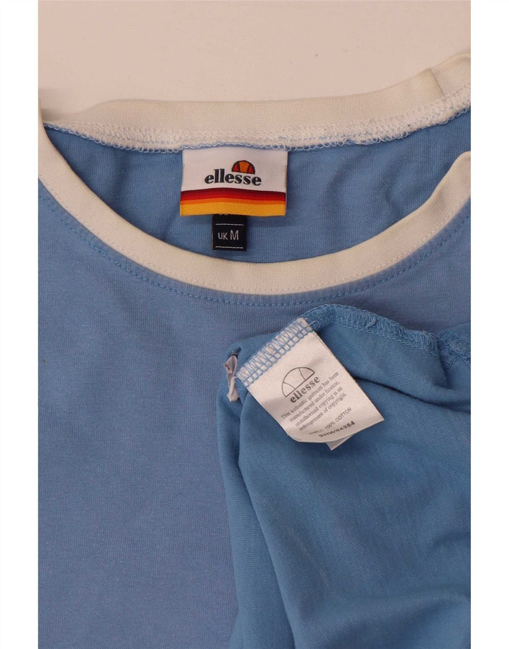 Ανδρικό T-Shirt Ellesse Top από μεσαίο μπλε βαμβακερό