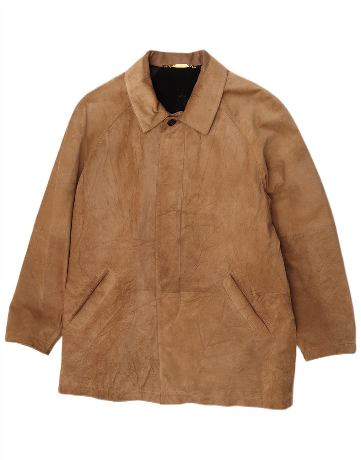 Torras Ανδρικό Suede Windbreaker Jacket IT 50 Large Brown
