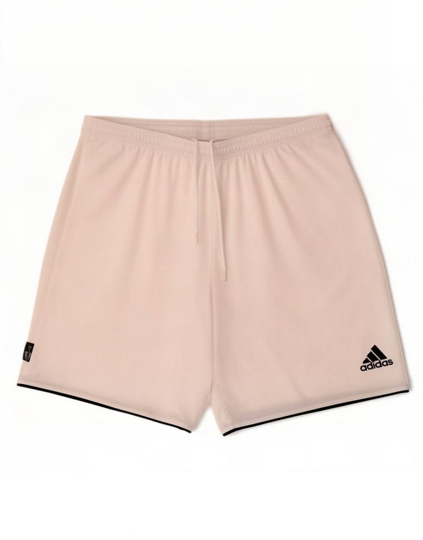 Adidas Mens Climalite Sport Shorts Large White Polyester