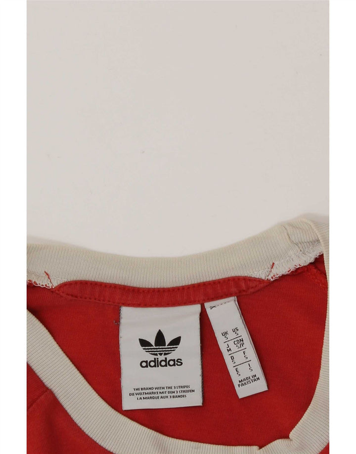 Ανδρικό T-Shirt Adidas Top Μικρό κόκκινο