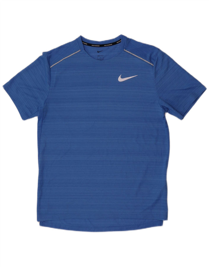 Ανδρικό μπλουζάκι Nike Dri Fit Μπλουζάκι με μεσαίο μπλε ριγέ πολυεστέρα