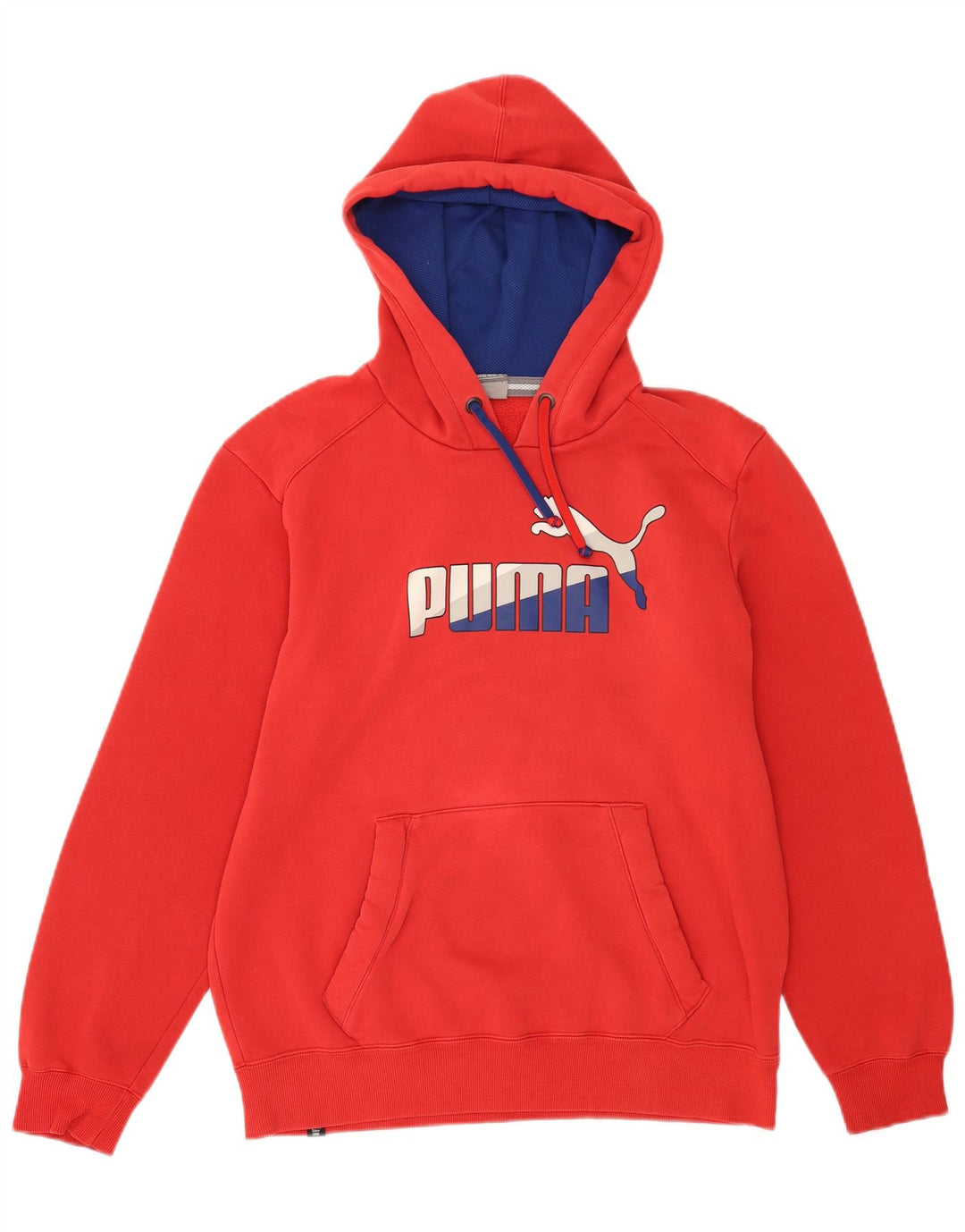 Ανδρικό γραφικό κουκούλα Puma, μεσαίο κόκκινο βαμβακερό