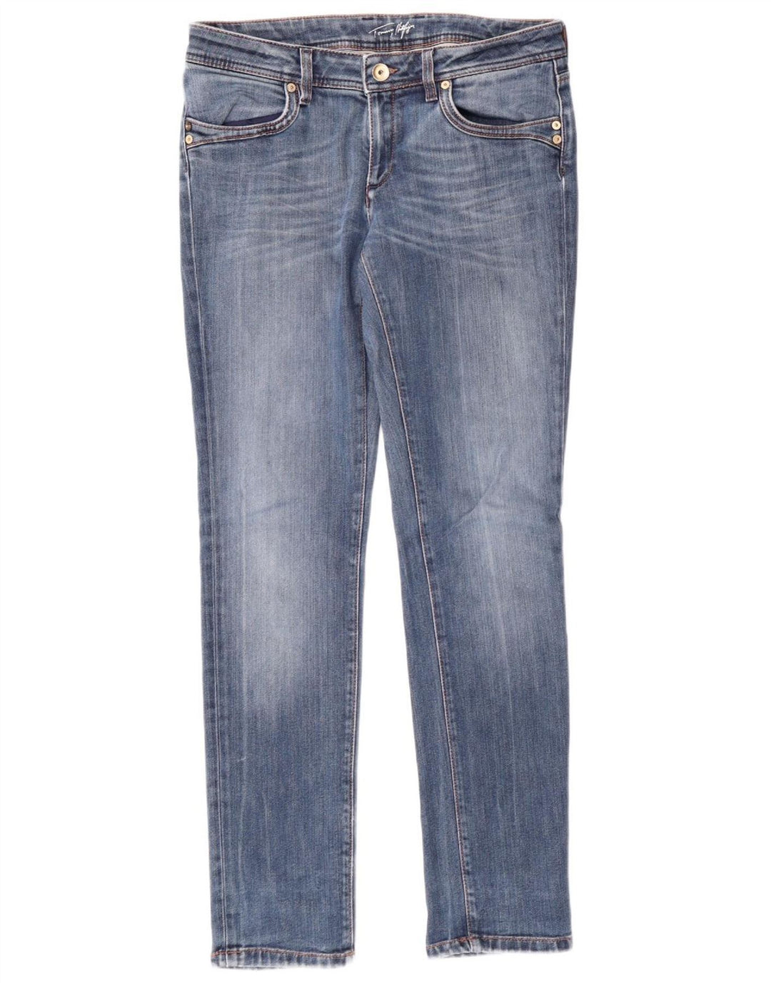 TOMMY HILFIGER Γυναικείο Slim Jeans W30 L32 Μπλε βαμβακερό