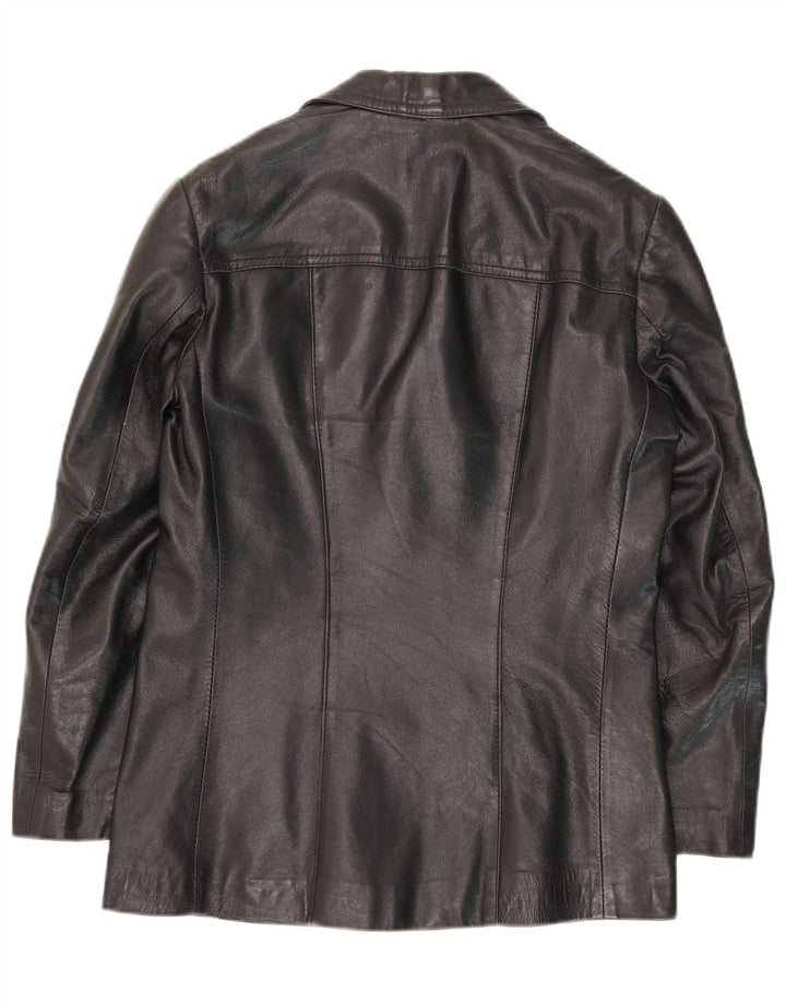 Vintage Ανδρικό Δερμάτινο Μπουφάν IT 48 Medium Black Leather