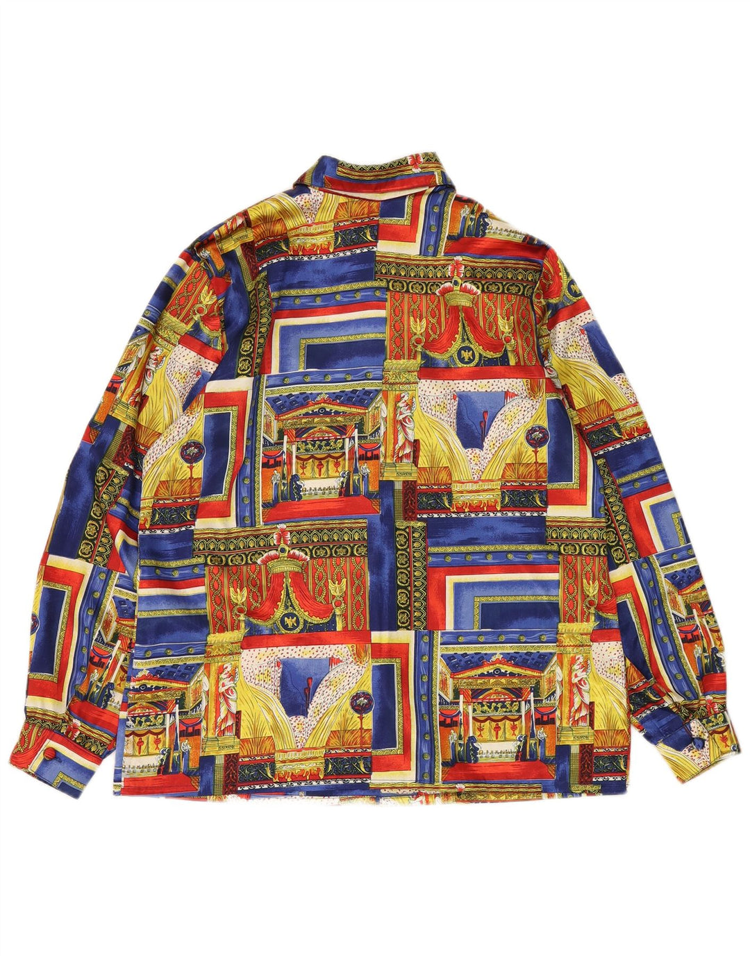 VINTAGE Γυναικείο πουκάμισο Abstract Pattern UK 18 XL Πολύχρωμο