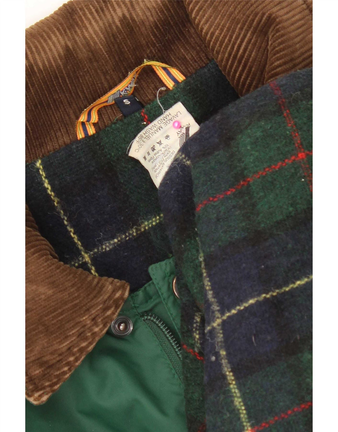 K-Way Ανδρικό μπουφάν βροχής Loose Fit UK 36 Small Green Polyamide