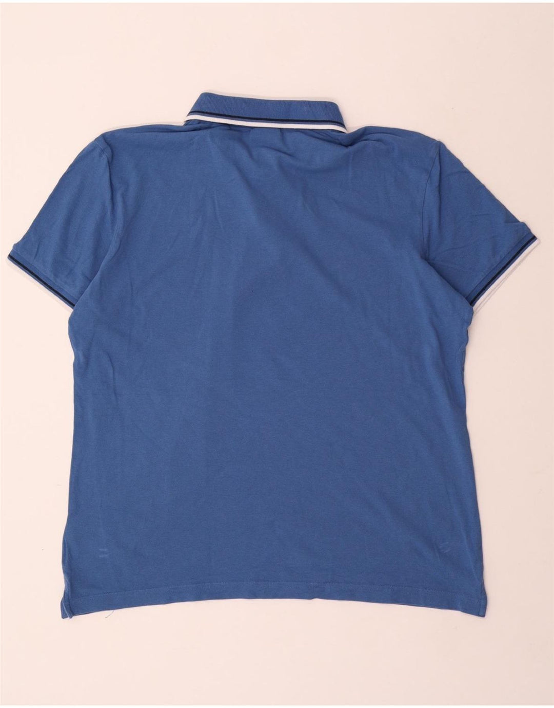 DIADORA Ανδρικό πουκάμισο πόλο XL Μπλε βαμβακερό