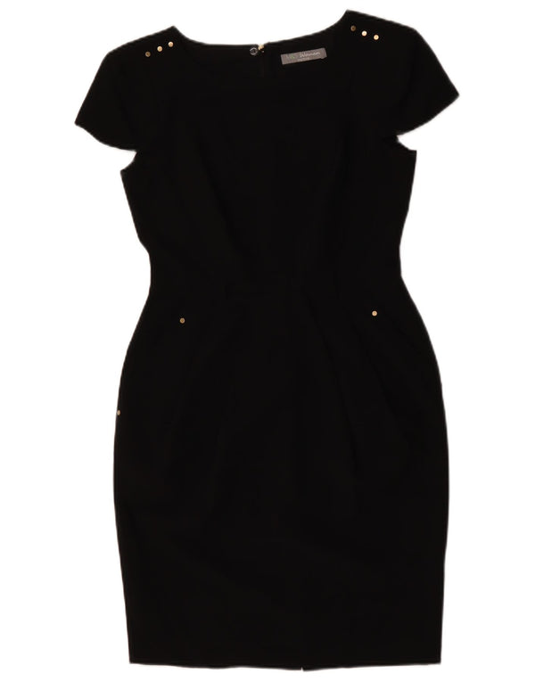 Marks & Spencer Γυναικείο φόρεμα Petite Sheath UK 8 Small Black Polyester