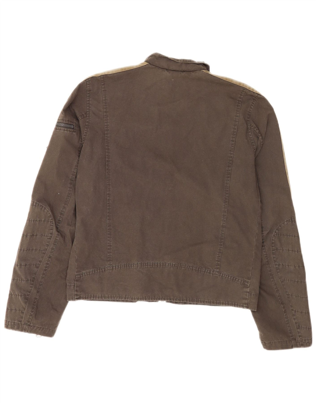 Diesel Ανδρικό Bomber Jacket UK 40 Large Grey Colourblock Cotton