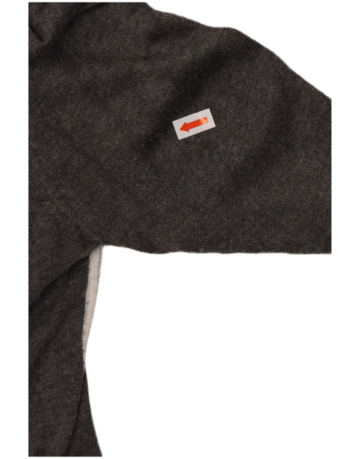 ZARA γυναικείο πουλόβερ με λαιμόκοψη χελώνας UK 12 μεσαίο γκρι βισκόζη