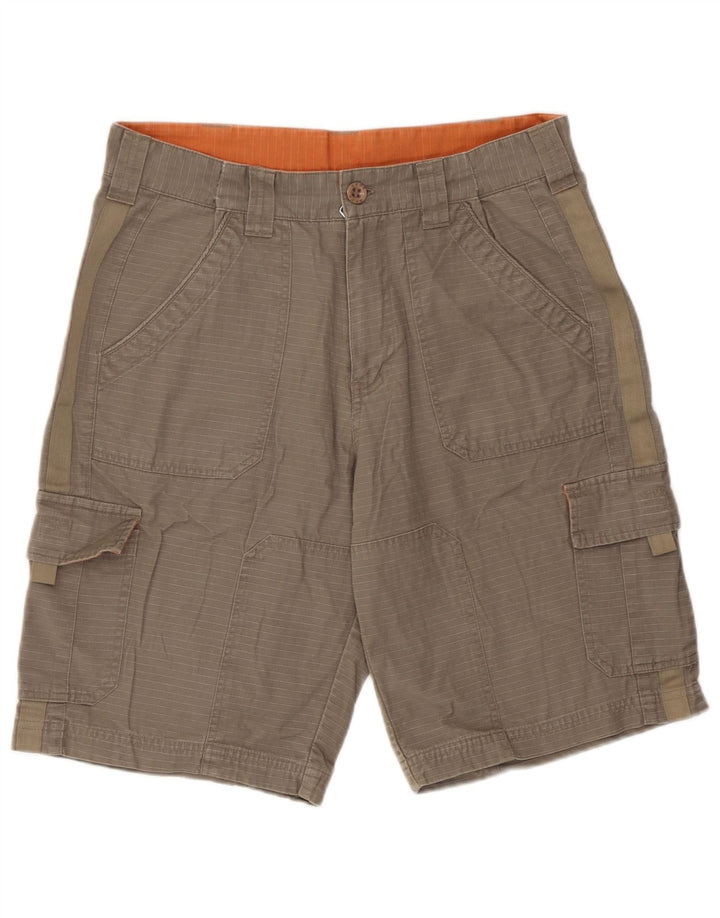 Vintage Ανδρικό σορτς Cargo IT 48 Medium W30 Grey Pinstripe