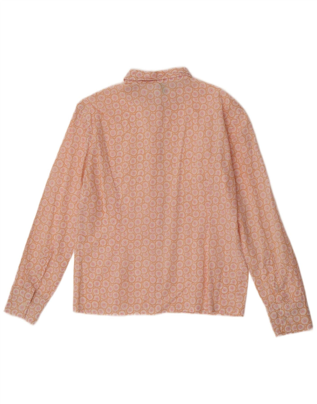 Γυναικείο πουκάμισο Benetton UK 12 Medium Orange Floral