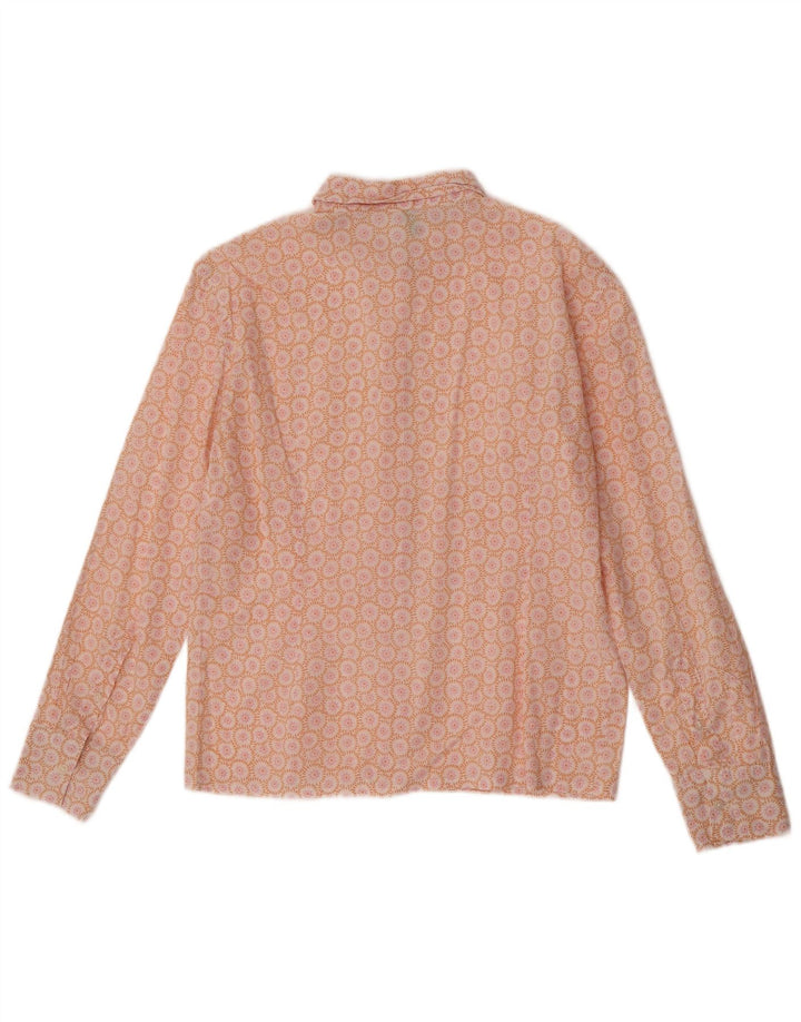 Γυναικείο πουκάμισο Benetton UK 12 Medium Orange Floral