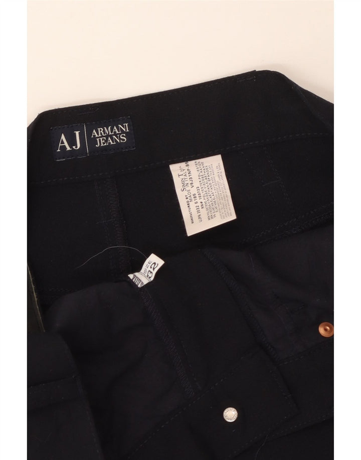 Armani Ανδρικό ίσιο casual παντελόνι W32 L29 Navy Blue Polyester
