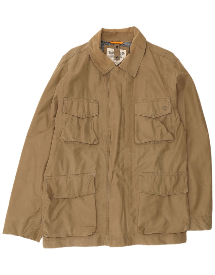 Timberland Ανδρικό Utility Jacket UK 40 Large Beige Cotton