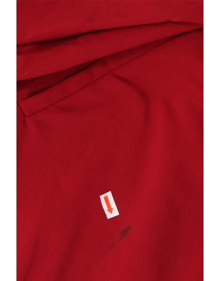 ERREA Mens Tracksuit Top Jacket 2XL Red Colourblock Polyester Vintage Errea and Second-Hand Errea from Messina Hembry 