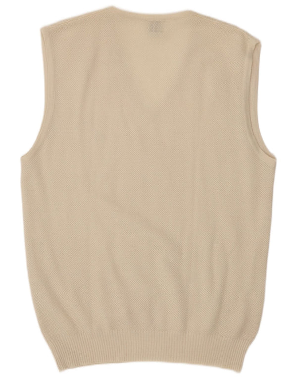 Vintage ανδρικό γιλέκο Tank Top Medium Off White