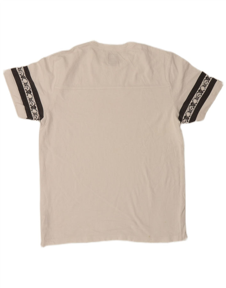 Ανδρικό γραφικό T-Shirt Vans Τοπ, μεσαίο λευκό χρώμα, βαμβακερό