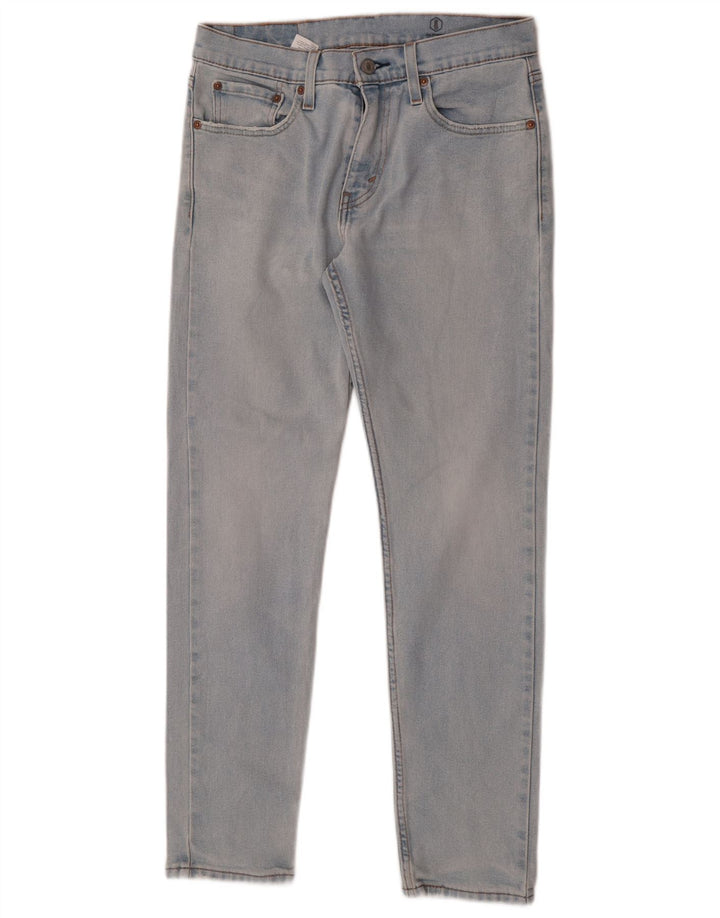 Levi's Mens 502 Tapered Jeans W29 L30 Blue Cotton