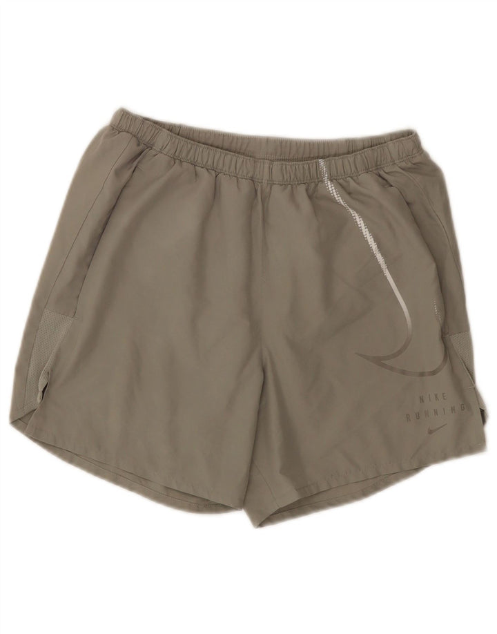 Γραφικό αθλητικό σορτς Nike ανδρικό Dri Fit Μικρό γκρι πολυεστέρα