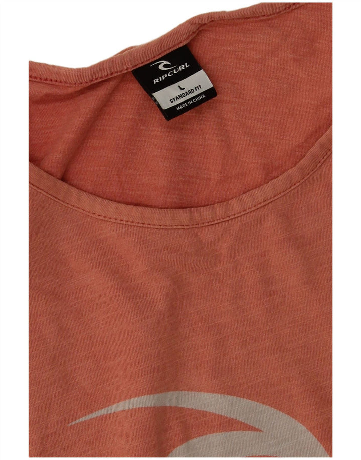 Ανδρικό μπλουζάκι Rip Curl Standard Fit Graphic Top μεγάλο πορτοκαλί
