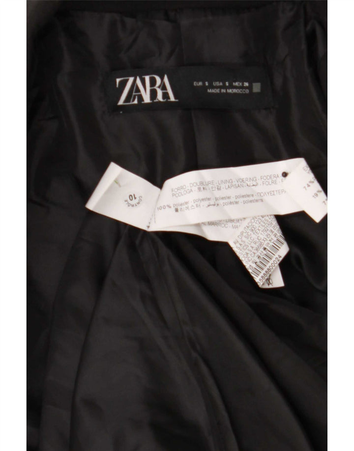 Zara Ανδρικό σακάκι διπλό στήθος UK 36 Small Black Polyester